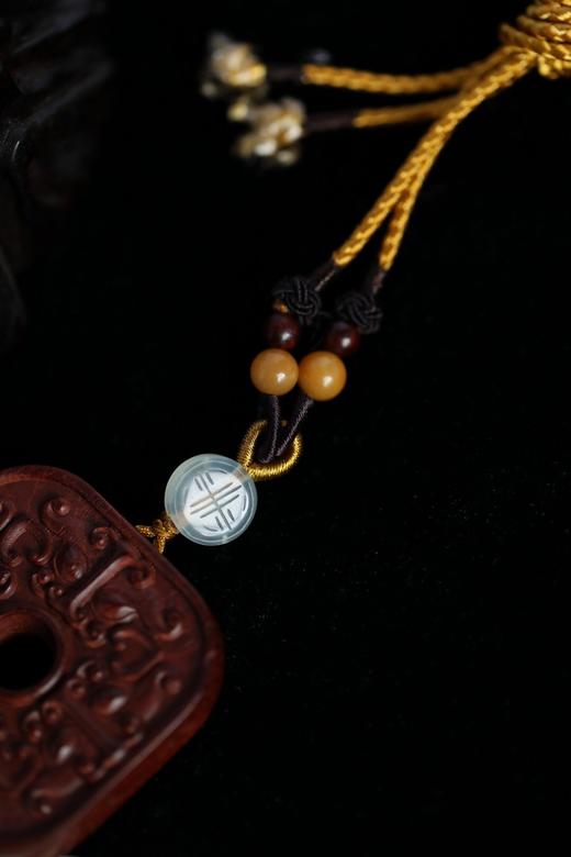 【青山特惠】小叶紫檀 招财进福  车挂 s7 商品图5