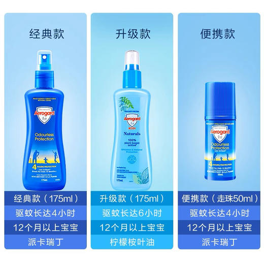 澳洲Aerogard升级版驱蚊水175ml 商品图3