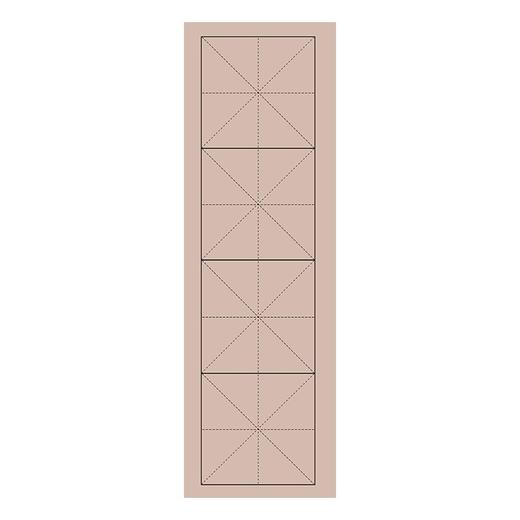 【福利】四格宣纸书法作品纸精准定位笔画字形米字格半生熟白色仿古毛笔成人初学者练习纸 商品图9