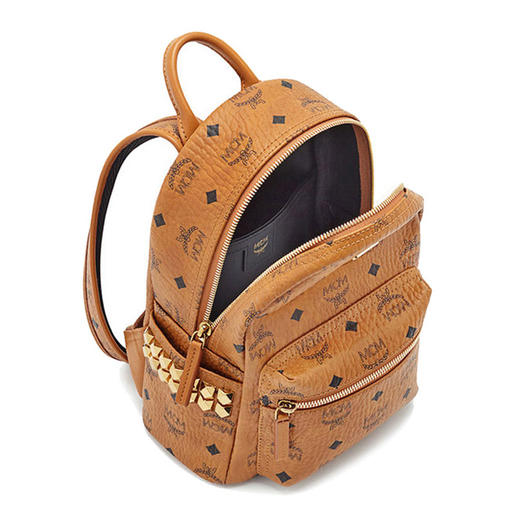 MCM Stark系列迷你咖色双肩背包 MMK6SVE41CO 商品图3