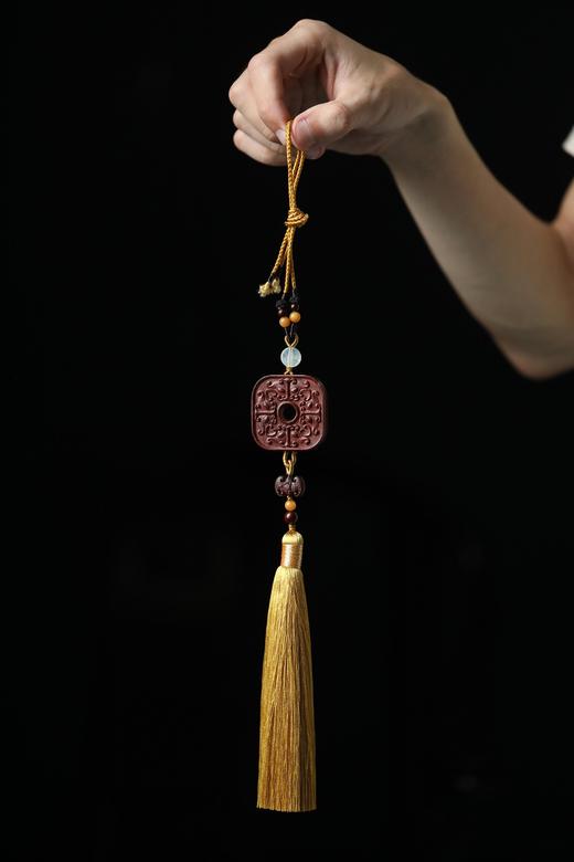 【青山特惠】小叶紫檀 招财进福  车挂 s7 商品图6