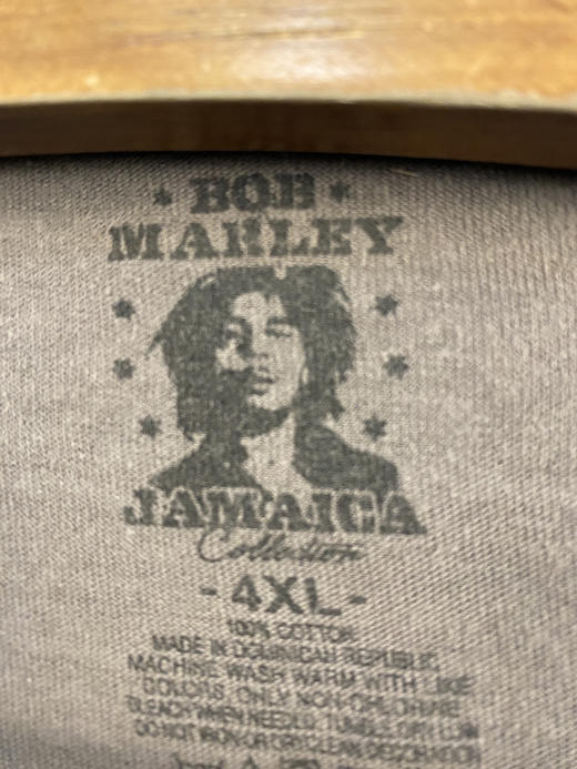 雷鬼教父 鲍勃·马利（Bob Marley) 短袖T恤 _SST(4XL) 商品图2