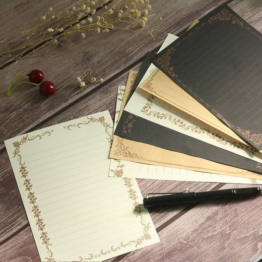 【福利】复古牛皮信纸情书稿纸告白信笺手写学生ins少女可爱日系简约告白 商品图1