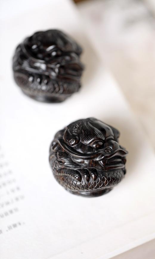 【青山特惠】紫光檀 祥龙 保健球 50mm  b4 商品图6