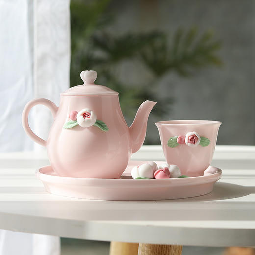 黛熹芳华捏花茶具套装 商品图7