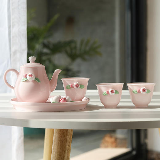 黛熹芳华捏花茶具套装 商品图9