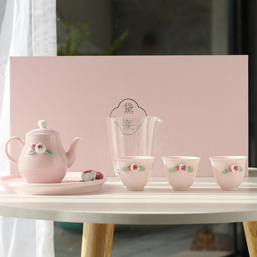 黛熹芳华捏花茶具套装 商品图10