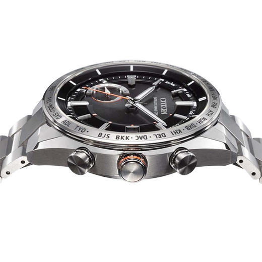 西铁城官方正品舒博钛卫星对时日期显示光动能防水男表CC3081-52E 商品图3