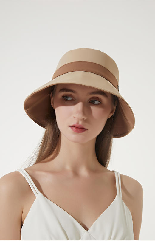 日系拼色渔夫帽 商品图0