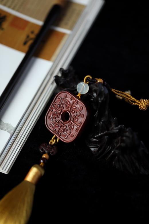 【青山特惠】小叶紫檀 招财进福  车挂 s7 商品图4