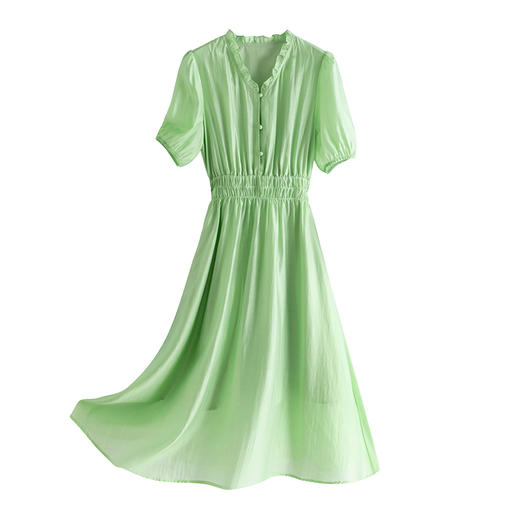 纯色小清新，天丝收腰连衣裙HR-SYY2323B-1 商品图6