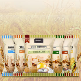 泰国采汇全麦脆片70g甜烧烤玉米味/酸奶洋葱味/烟熏烧烤味/原味 麦香四溢酥香薄脆 052301/051930/051255/051946