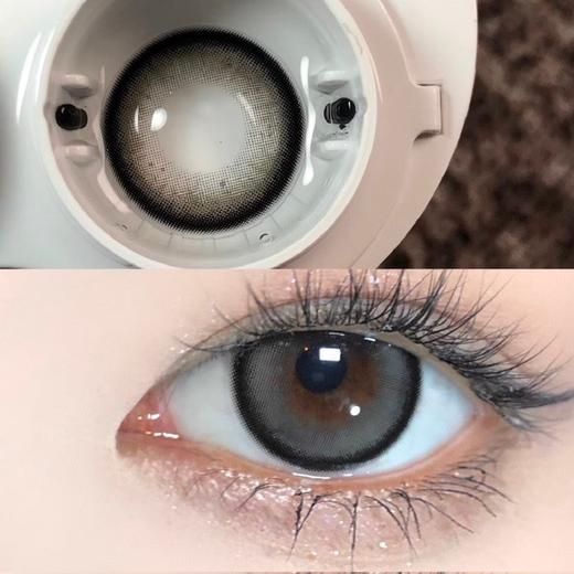 Toffee【邂逅光晕】日抛 镜面高光   透亮椰奶灰色 商品图1