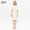 IWY/杏色时尚西装连衣裙夏季新款气质简约高级感中长裙Q13209 商品缩略图3