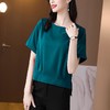 SMZ63897盘扣衬衫夏清仓高档小衫女士大码宽松短袖T恤打底上衣 商品缩略图4