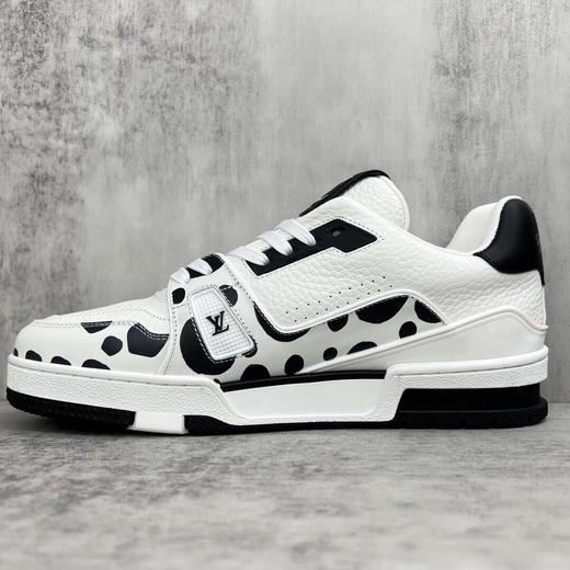 夏季特惠💰770 LV驴牌 Trainer 草间弥生联名 低帮休闲板鞋 商品图6