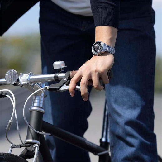 西铁城官方正品舒博钛卫星对时日期显示光动能防水男表CC3081-52E 商品图5