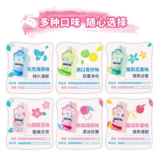 皓乐齿（Ora2）无酒精净澈气息亮白牙齿薄荷清新口气水果味漱口水 460ml/瓶 商品图10
