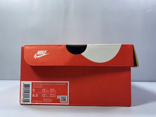 夏季特惠💰470 Nk Dunk Low Multi-Colon Swoosh 活力三勾低帮板鞋 黑白紫 商品图8