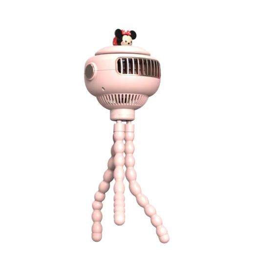 【预售 急单慎拍】迪士尼婴儿车usb户外小风扇便携式宝宝推车夹子遛娃神器静音大风 商品图1