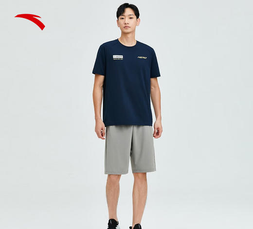 【L断码】安踏（ANTA）男士运动短t上衣2023夏季新款提花透气休闲短袖T恤上衣152337104【库存有限，如无货将做退款，介意慎拍！】 商品图13