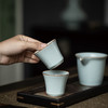 【丰子汝窑】【高圆方杯2入】茶杯手工开片主人杯陶瓷汝瓷单杯子个人品茗杯功夫茶具 商品缩略图2