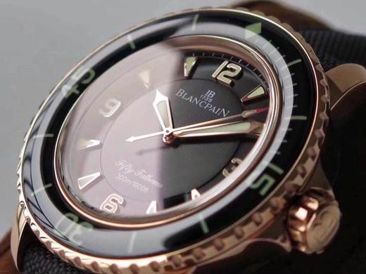 ZF厂宝珀五十寻5015玫瑰金版复刻手表一比一手表n厂c厂终极评测 商品图4