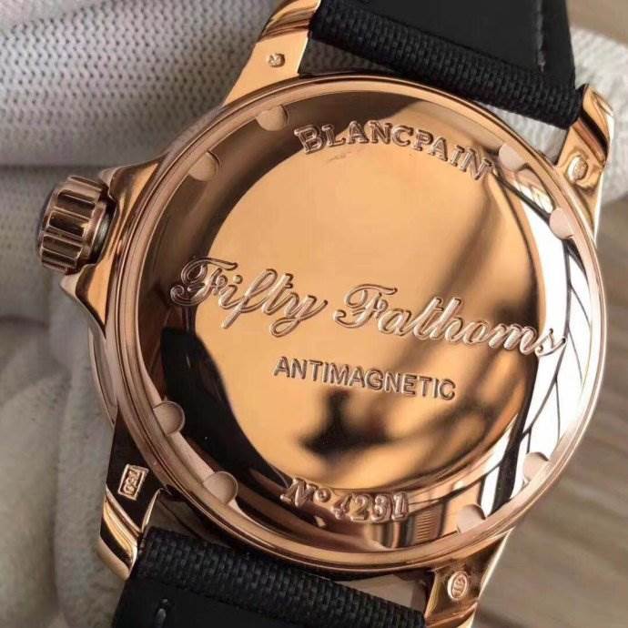 ZF厂宝珀五十寻5015玫瑰金版终极评测