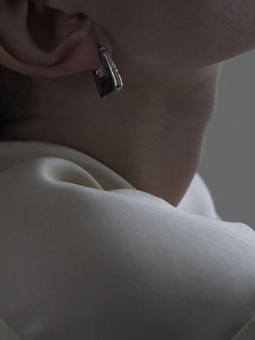 ABOAB｜SQUARE Hoops [耳环 金 / 银 ]【TEN CHI】 商品图5