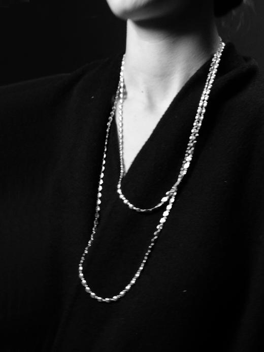 ABOAB｜DROPS Long necklace [ 项链  银 ]【TEN CHI】 商品图0
