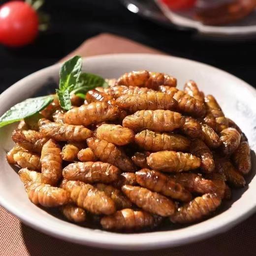 香酥金丝蚕蛹2桶 商品图2