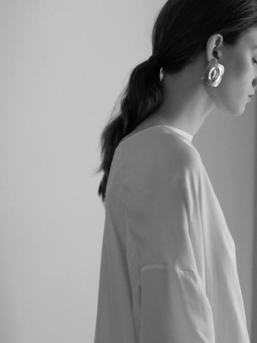 ABOAB｜CHI PLUS Earrings [大号耳环 金 / 银 ]【TEN CHI】 商品图3