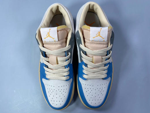 夏季特惠💰360 Air Jordan 1 Low "TokyoVintage" 低帮复古篮球鞋 蓝灰 商品图7