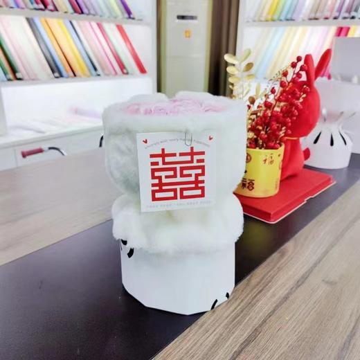 挂卡喜庆卡片（喜）- 简约祝福卡  -中方卡 -套袋挂卡-烫金乔迁开工吊卡 商品图1