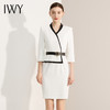 IWY/春夏中袖假两件连衣裙工装裙高端气质职业装女神范套装时尚工作服Q12301 商品缩略图1