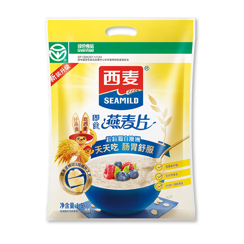 西麦即食燕麦片（1.5KG袋装）