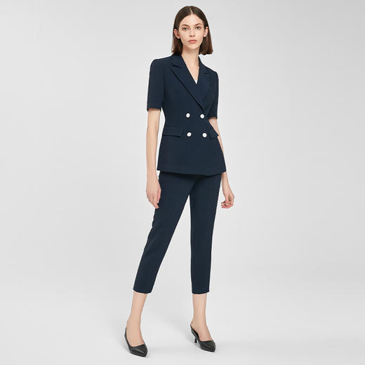 IWY/短袖西装套装女夏季高端正式场合职业装气质面试正装售楼部工作服CP13208 商品图2