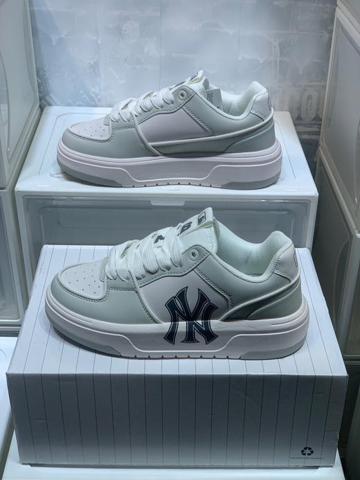 夏季特惠💰360 MLB Chunky Liner 纽约洋基队 厚底舒适板鞋 男女同款 商品图3