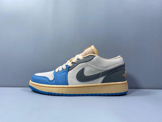 夏季特惠💰360 Air Jordan 1 Low "TokyoVintage" 低帮复古篮球鞋 蓝灰 商品图0