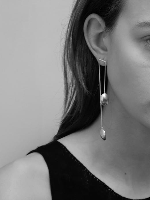 ABOAB｜Short TWIN Earring [单只短耳环 金 / 银 ]【TEN CHI】 商品图0