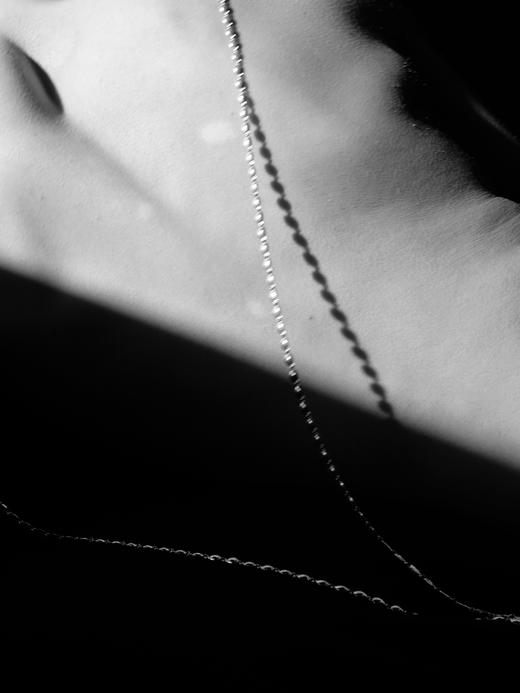 ABOAB｜DROPS Long necklace [ 项链  银 ]【TEN CHI】 商品图2