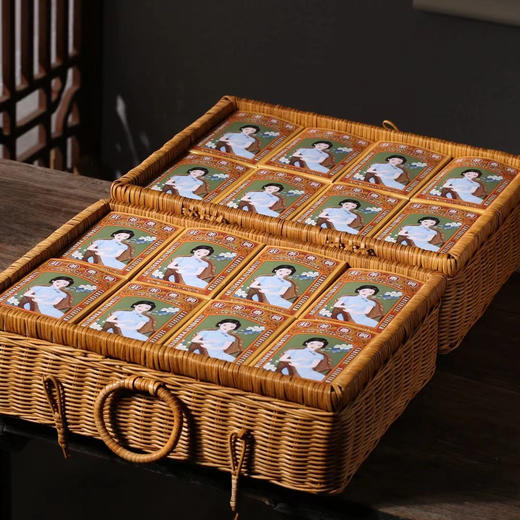 老式洋玩意！海外专销版！1997年上海著名茶庄：兴泰茶庄独家定制！老班章古树茶箐原料！纯干仓！茶气十足！烟韵浓郁！100克/盒！ 商品图0