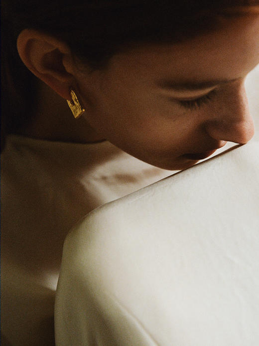 ABOAB｜SQUARE Hoops [耳环 金 / 银 ]【TEN CHI】 商品图6