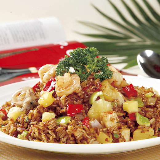 餐云炒饭酱（海鲜味、香辣味、咖喱味、黑椒味） 1瓶4斤装，一瓶做80份 商品图2