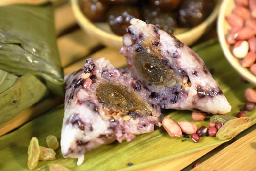 恋恋香粽5个 /恋恋八宝粽/藜麦香糯粽/黑芝麻香粽/红袍细沙粽/紫米紫薯粽 商品图0