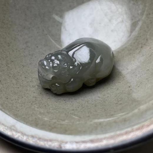 和田玉吊坠-烟紫貔貅 商品图0