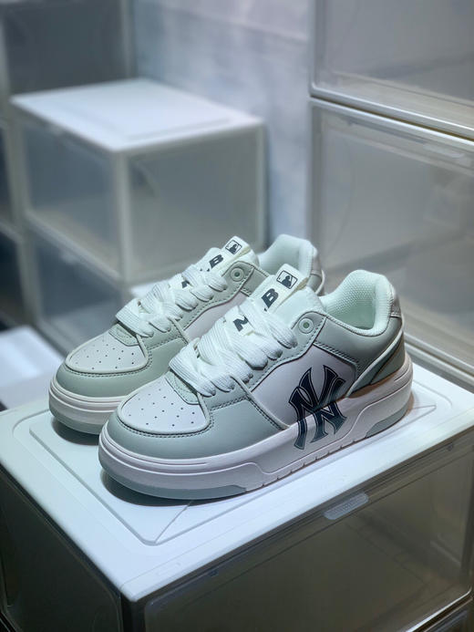 夏季特惠💰360 MLB Chunky Liner 纽约洋基队 厚底舒适板鞋 男女同款 商品图1