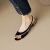 法式复古，拼色中跟侧空罗马露趾凉鞋MLD-AC1156 商品缩略图10