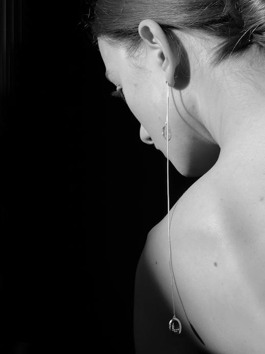 ABOAB｜Long TWIN PLUS Earring [单只长耳环 金 / 银 ]【TEN CHI】 商品图4