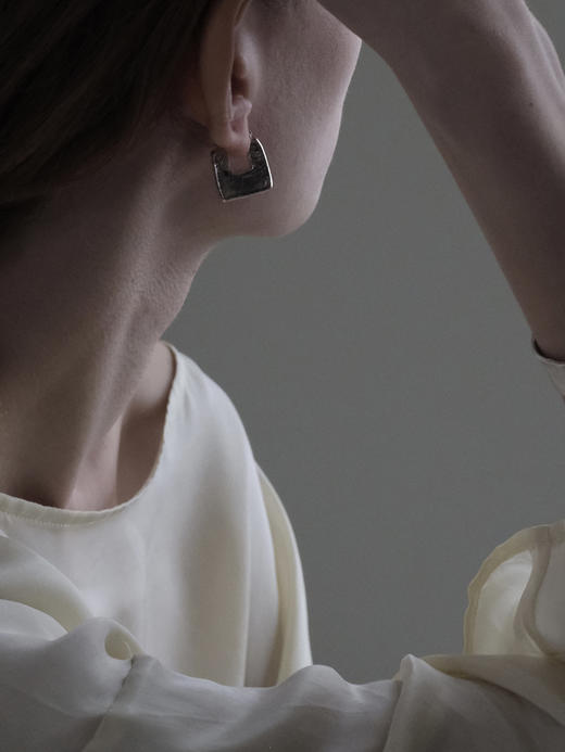 ABOAB｜SQUARE Hoops [耳环 金 / 银 ]【TEN CHI】 商品图0